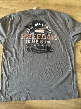 Men’s JEDCO Gray Short-Sleeve Graphic Tee